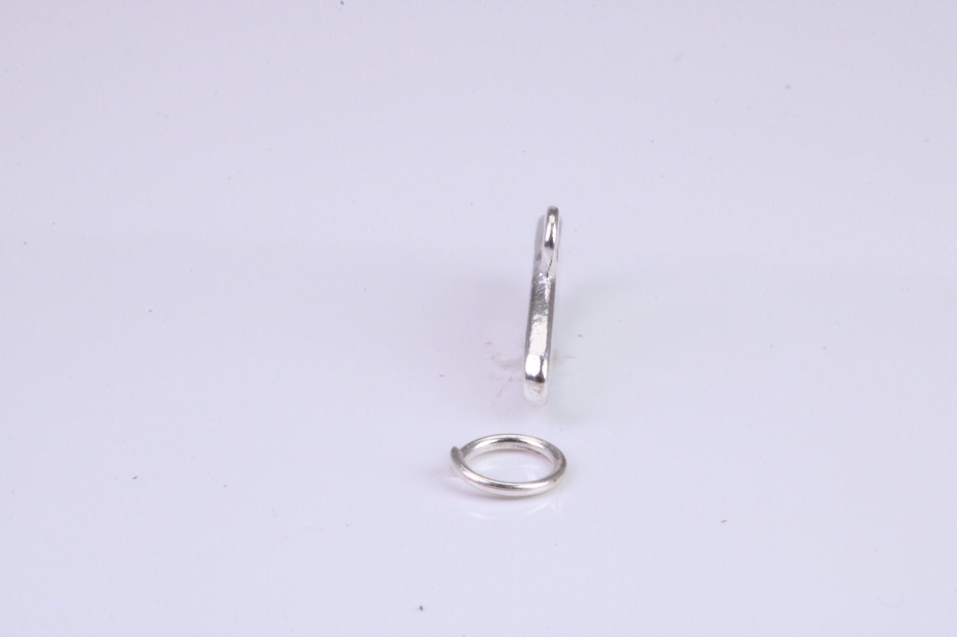 Peace Charm, Traditional Charm, Made from Solid 925 Grade Sterling Silver, Complete with Attachment Link