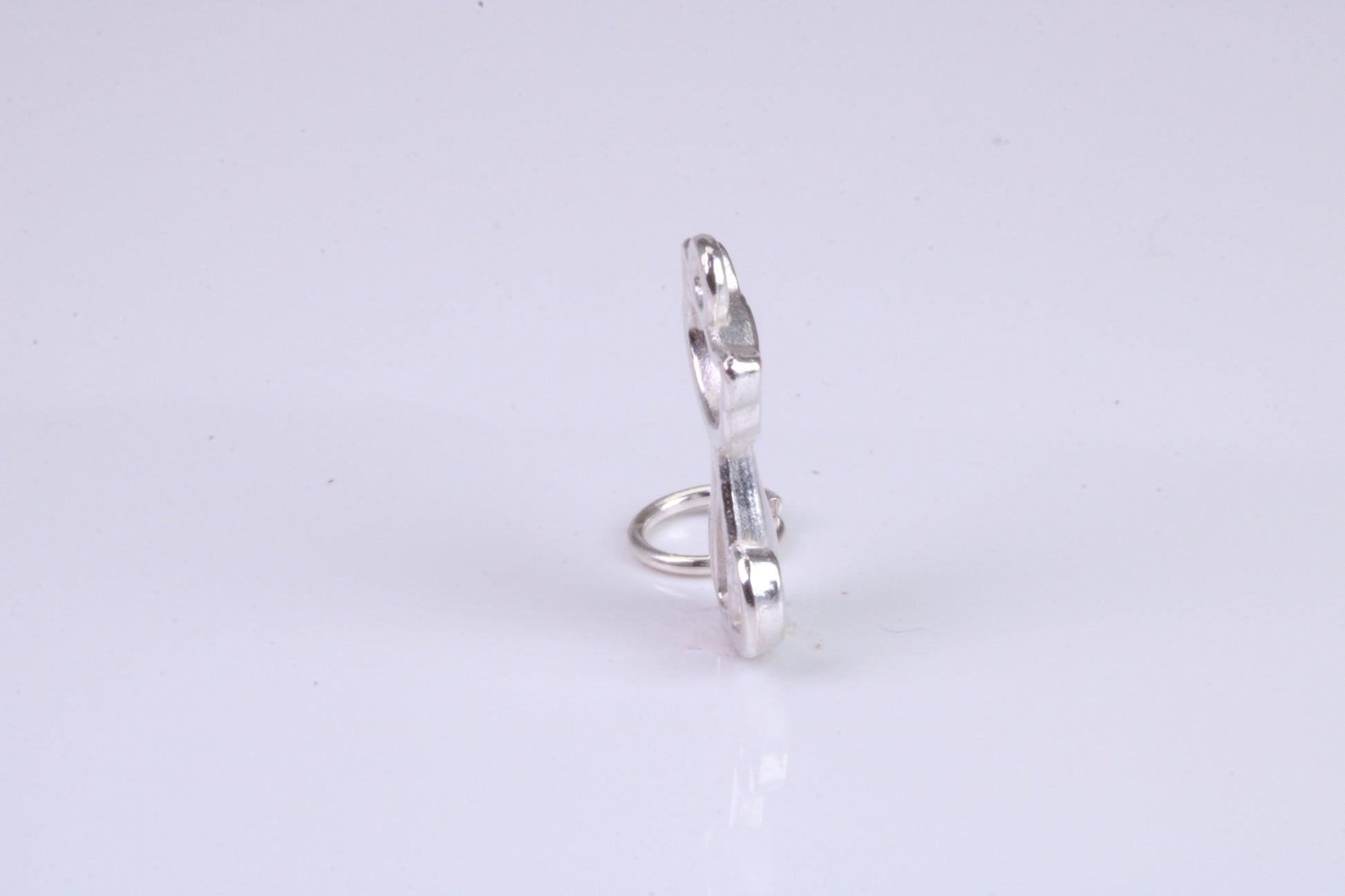 Cat Charm, Traditional Charm, Made from Solid 925 Grade Sterling Silver, Complete with Attachment Link