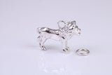 Lion Charm, Traditional Charm, Made from Solid 925 Grade Sterling Silver, Complete with Attachment Link
