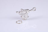 Horse Saddle charm, Traditional Charm, Made from Solid 925 Grade Sterling Silver, Complete with Attachment Link