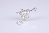 Horse Saddle charm, Traditional Charm, Made from Solid 925 Grade Sterling Silver, Complete with Attachment Link