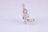 Koala Bear Charm, Traditional Charm, Made from Solid 925 Grade Sterling Silver, Complete with Attachment Link