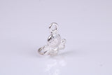 Bird Charm, Traditional Charm, Made from Solid 925 Grade Sterling Silver, Complete with Attachment Link