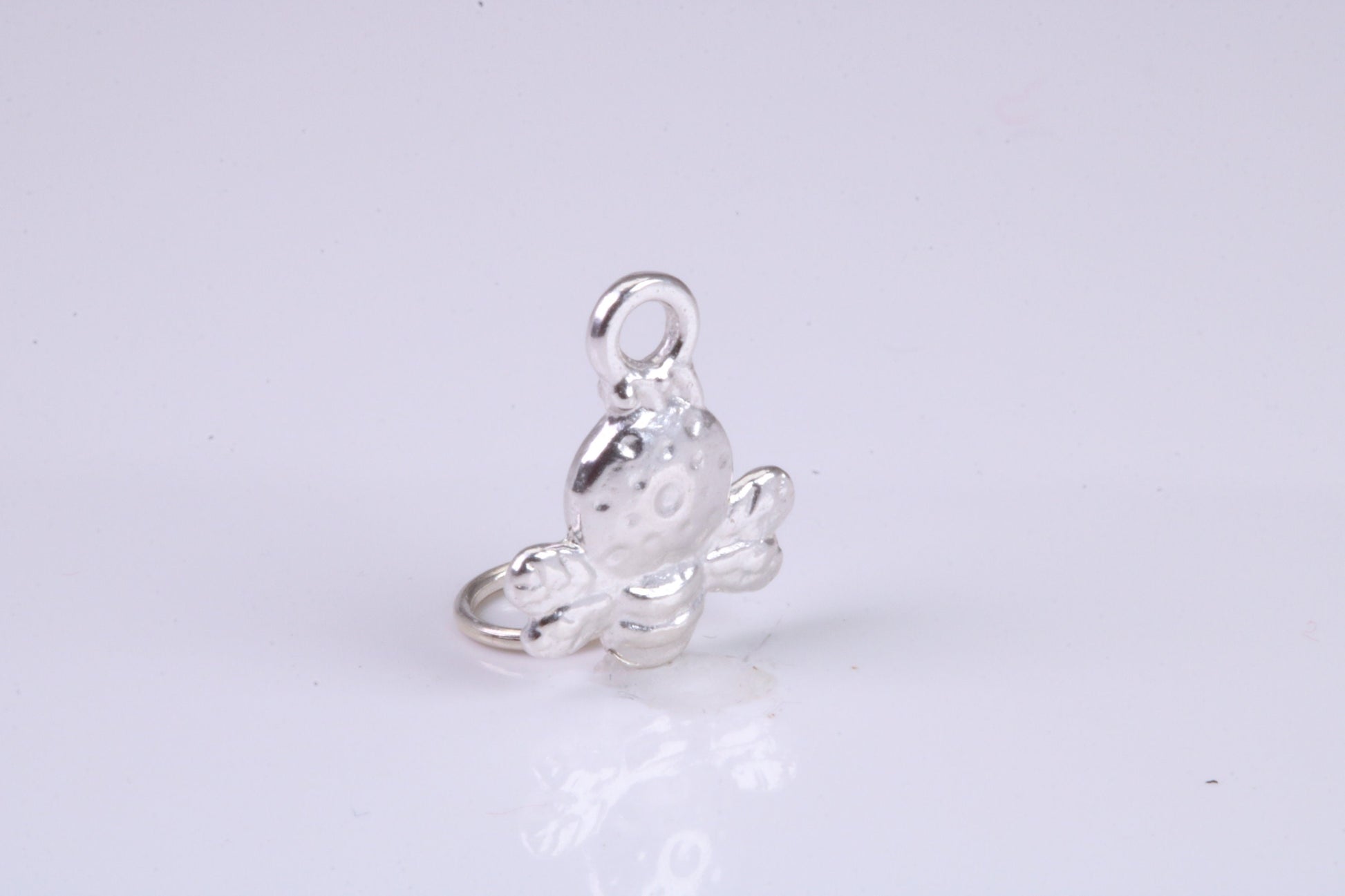 Bird Charm, Traditional Charm, Made from Solid 925 Grade Sterling Silver, Complete with Attachment Link