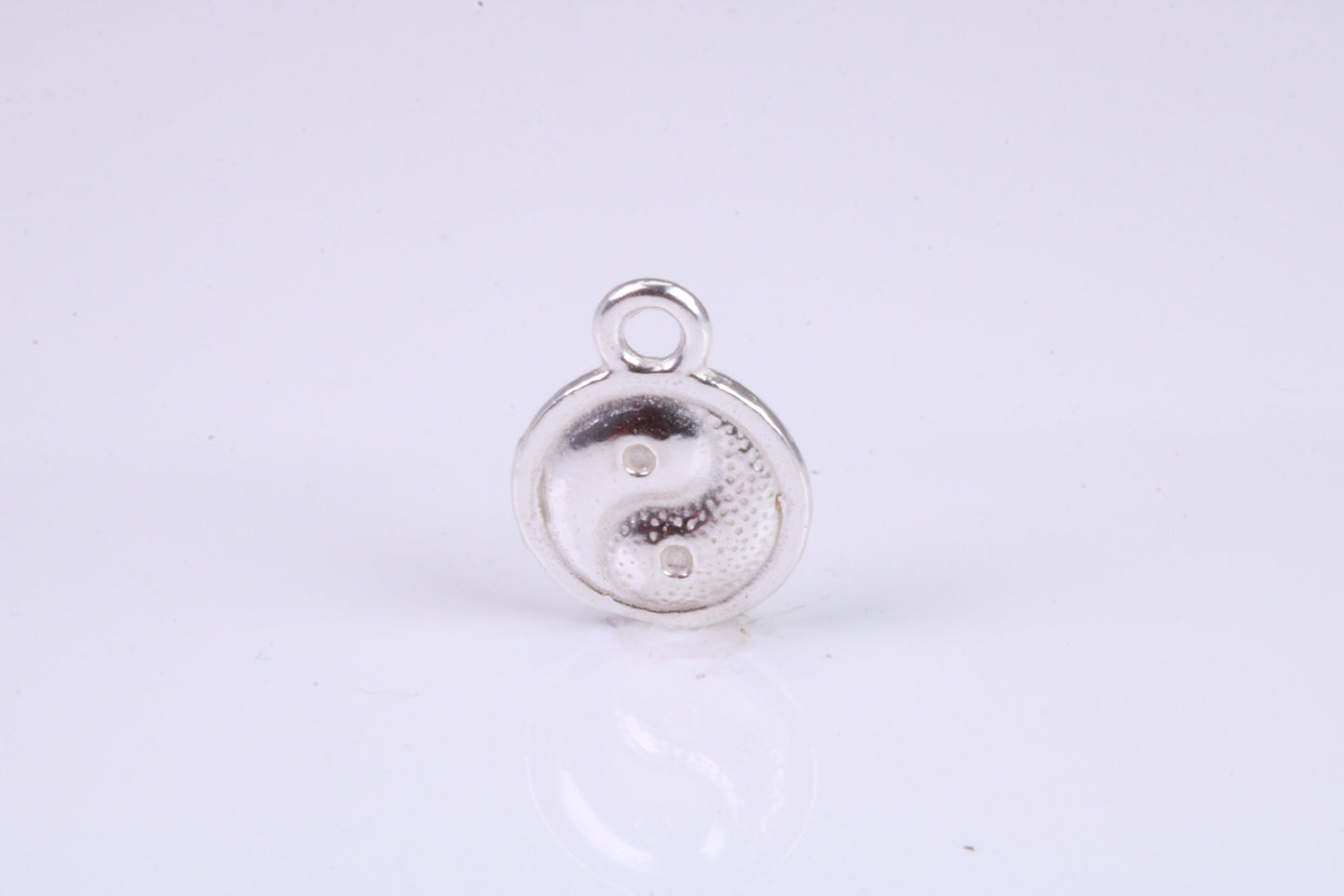 Ying and Yang Charm, Traditional Charm, Made from Solid 925 Grade Sterling Silver, Complete with Attachment Link