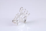 Pantomime Mask Charm, Traditional Charm, Made from Solid 925 Grade Sterling Silver, Complete with Attachment Link