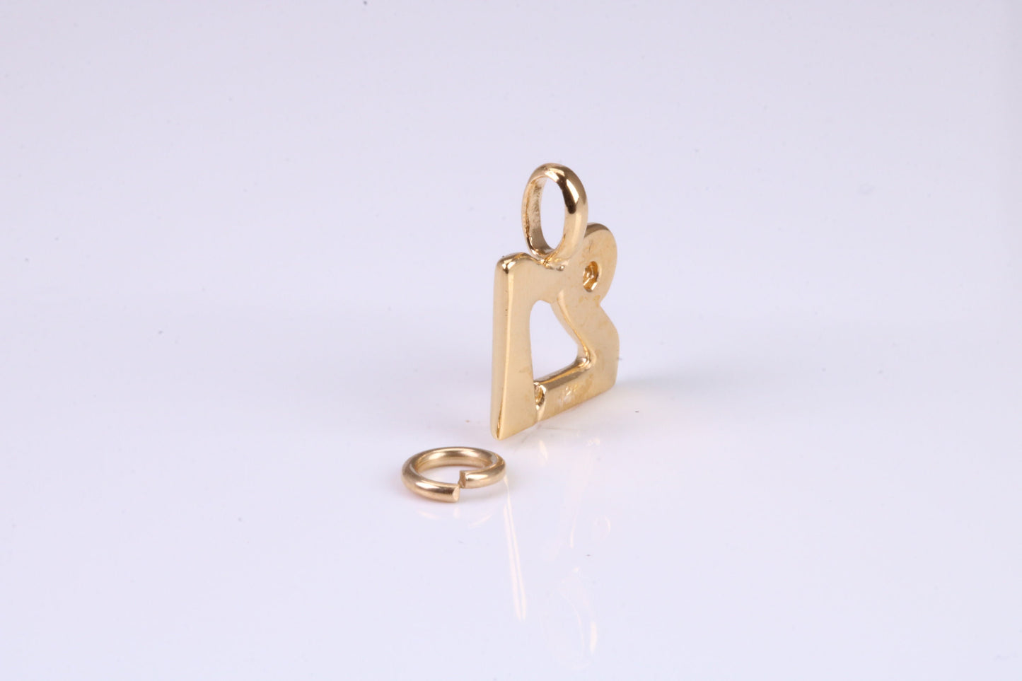 21st Birthday Charm, Traditional Charm, Made from Solid Yellow Gold, British Hallmarked, Complete with Attachment Link