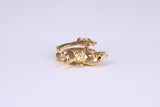 Rocking Horse Charm, Traditional Charm, Made from Solid Yellow Gold, British Hallmarked, Complete with Attachment Link