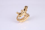 Rocking Horse Charm, Traditional Charm, Made from Solid Yellow Gold, British Hallmarked, Complete with Attachment Link