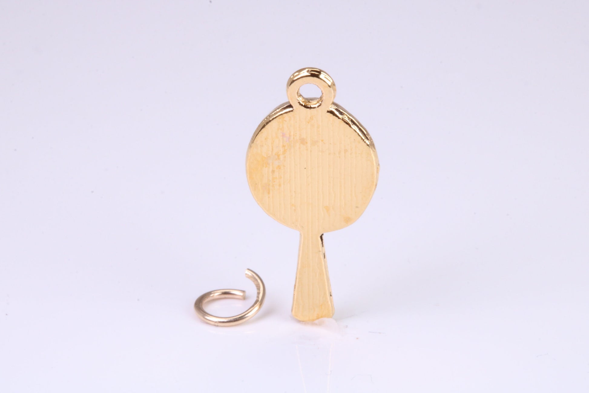 Spiral of Life Charm, Traditional Charm, Made from Solid Yellow Gold, British Hallmarked, Complete with Attachment Link