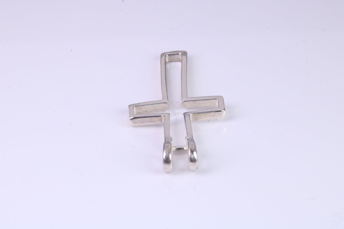 42 mm Long, Open Cross, Made From Solid Cast Silver
