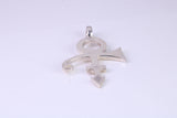 33 mm Long chunky Cross, Made From Solid Cast Silver