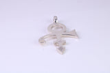 33 mm Long chunky Cross, Made From Solid Cast Silver