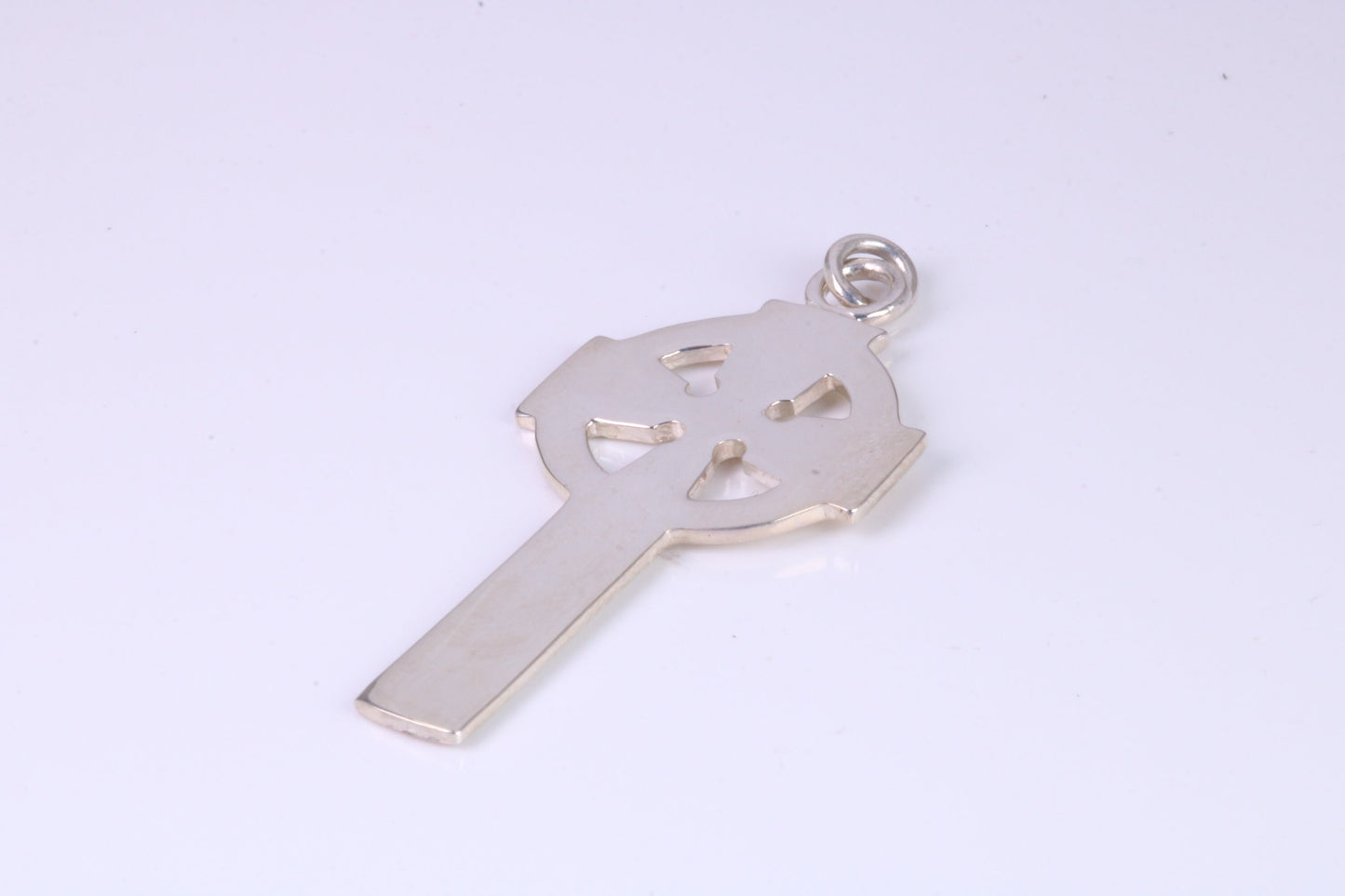 Large 42 mm Long Celtic Cross, Made From Solid Cast Silver