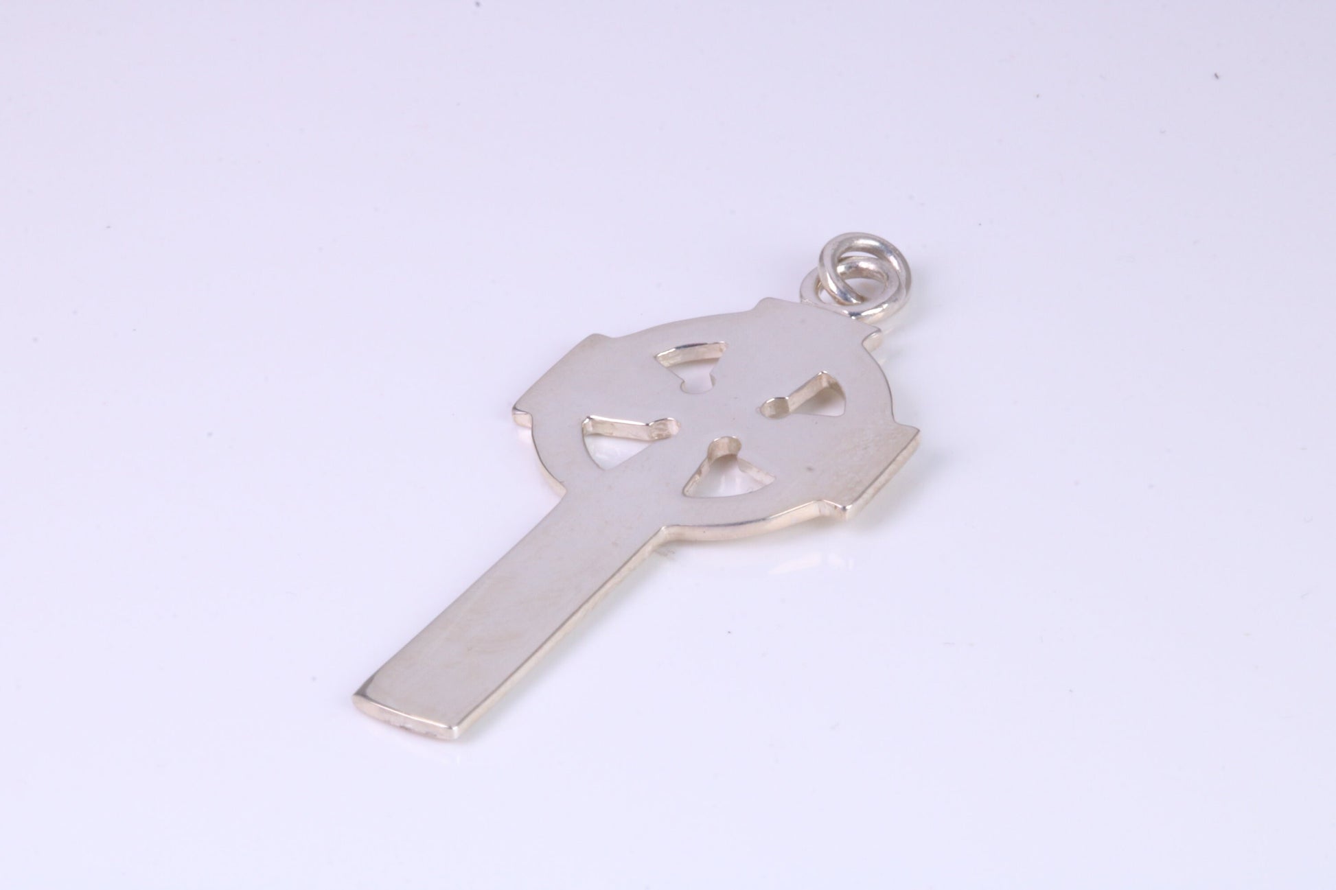 Large 42 mm Long Celtic Cross, Made From Solid Cast Silver