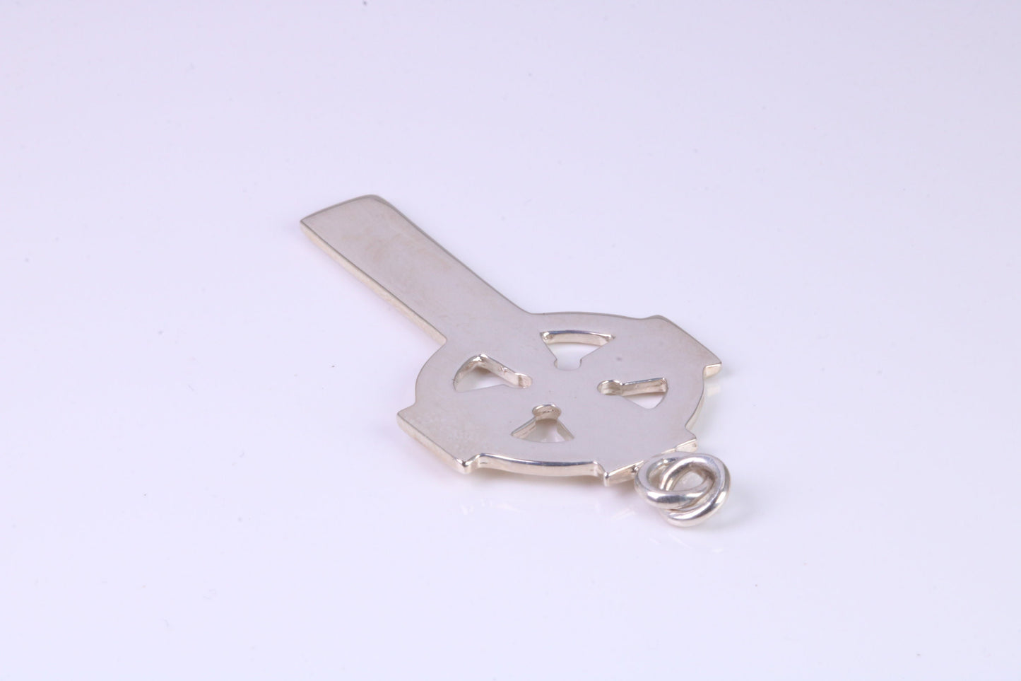 Large 42 mm Long Celtic Cross, Made From Solid Cast Silver