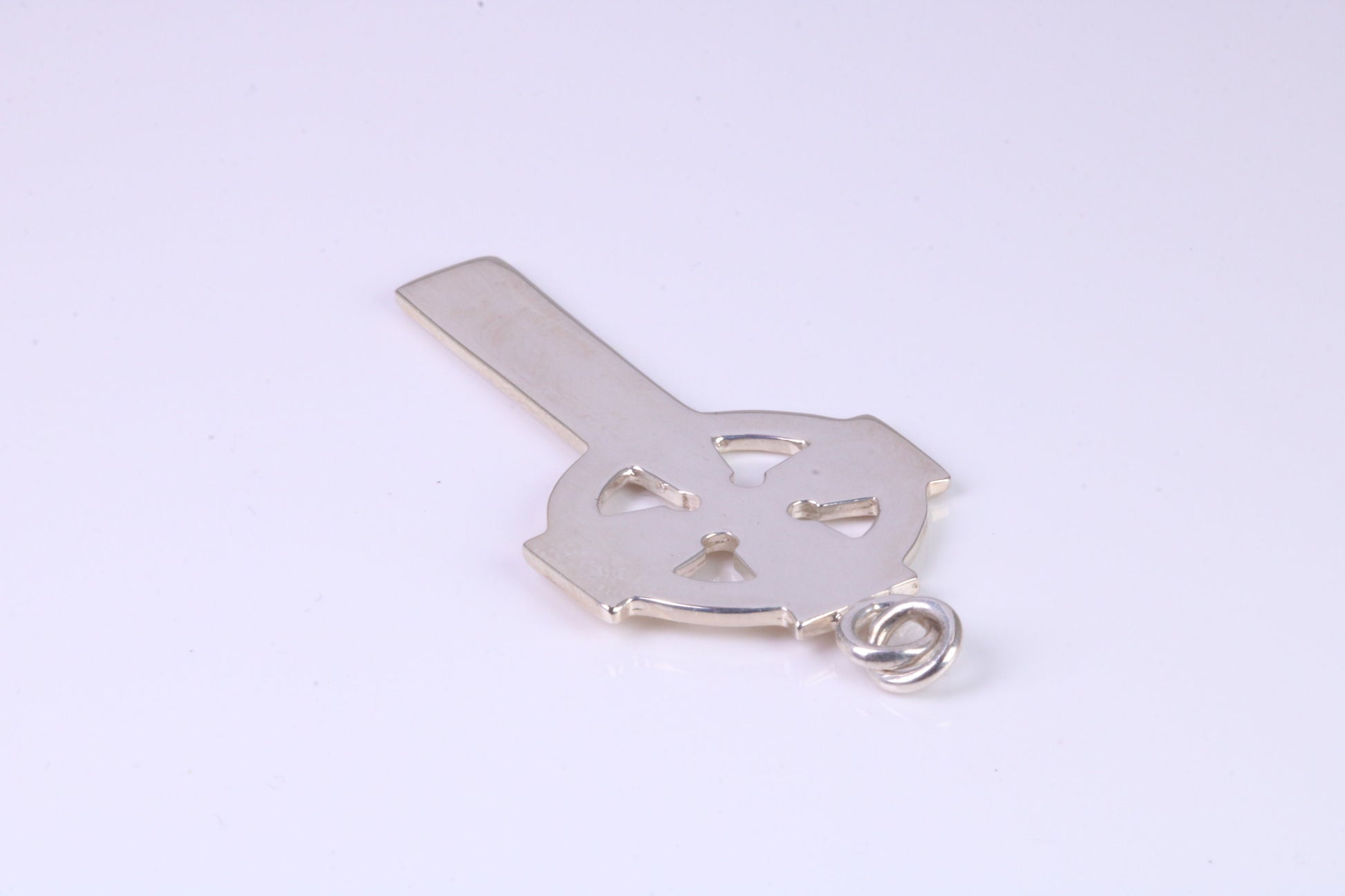 Large 42 mm Long Celtic Cross, Made From Solid Cast Silver