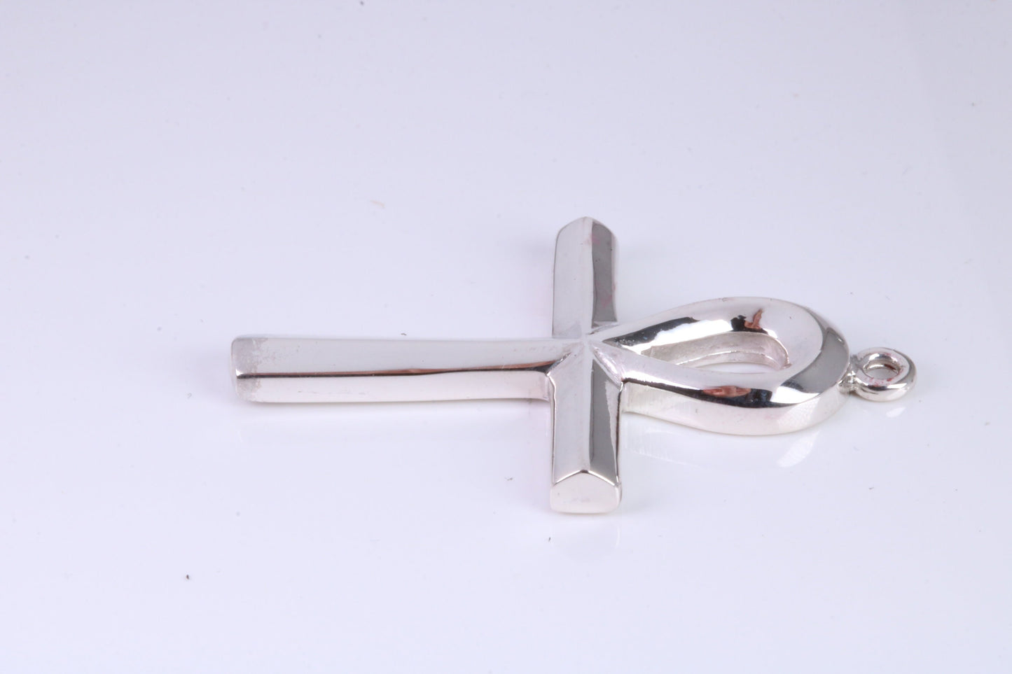 Large 43 mm Long Ankh Cross, Made From Solid Cast Silver, British Hallmarked