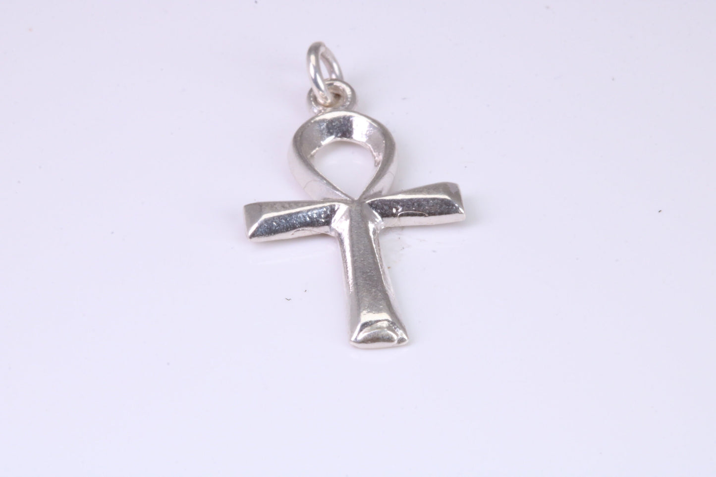 Small 27 mm Long Ankh Cross, Made From Solid Cast Silver