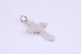 Small 26 mm Long Crucifix Necklace, Made From Solid Cast Silver, Complete With Silver Chain