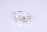 Oval Christopher, Chunky and Made From Solid Cast Silver