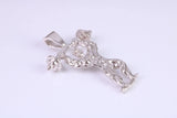 Body Builder Pendant, Made From Solid Cast Silver