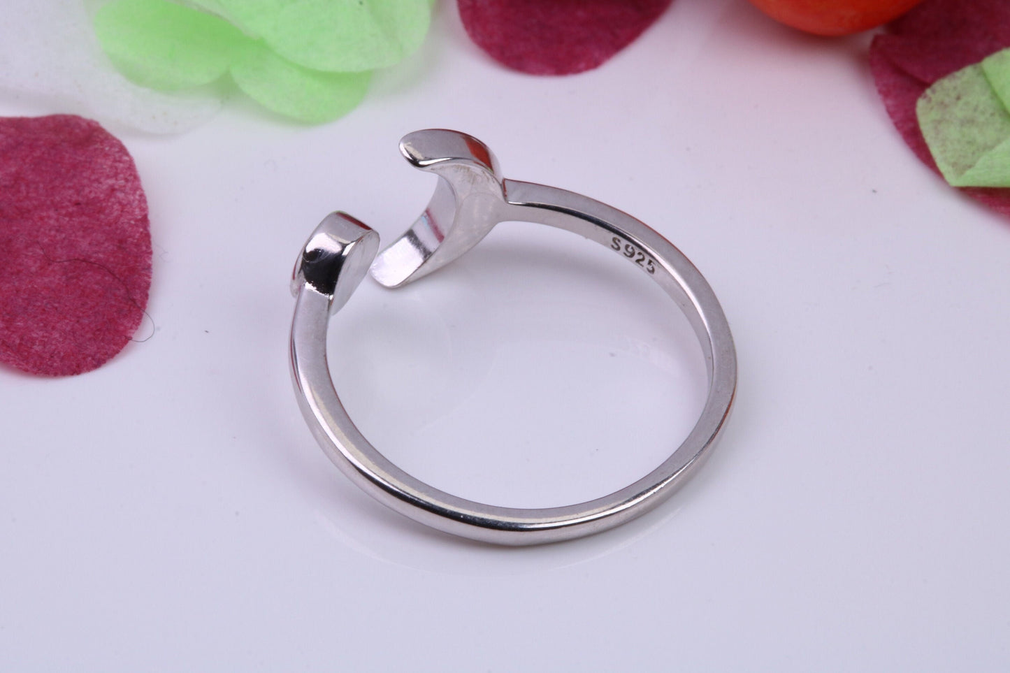 White Opal set Ring, Made From Solid Sterling Silver