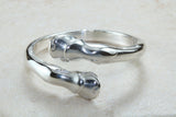 Horse Hoof ring, solid silver with high polished finish, suitable for all ages. Available in silver, yellow gold, white gold and platinum