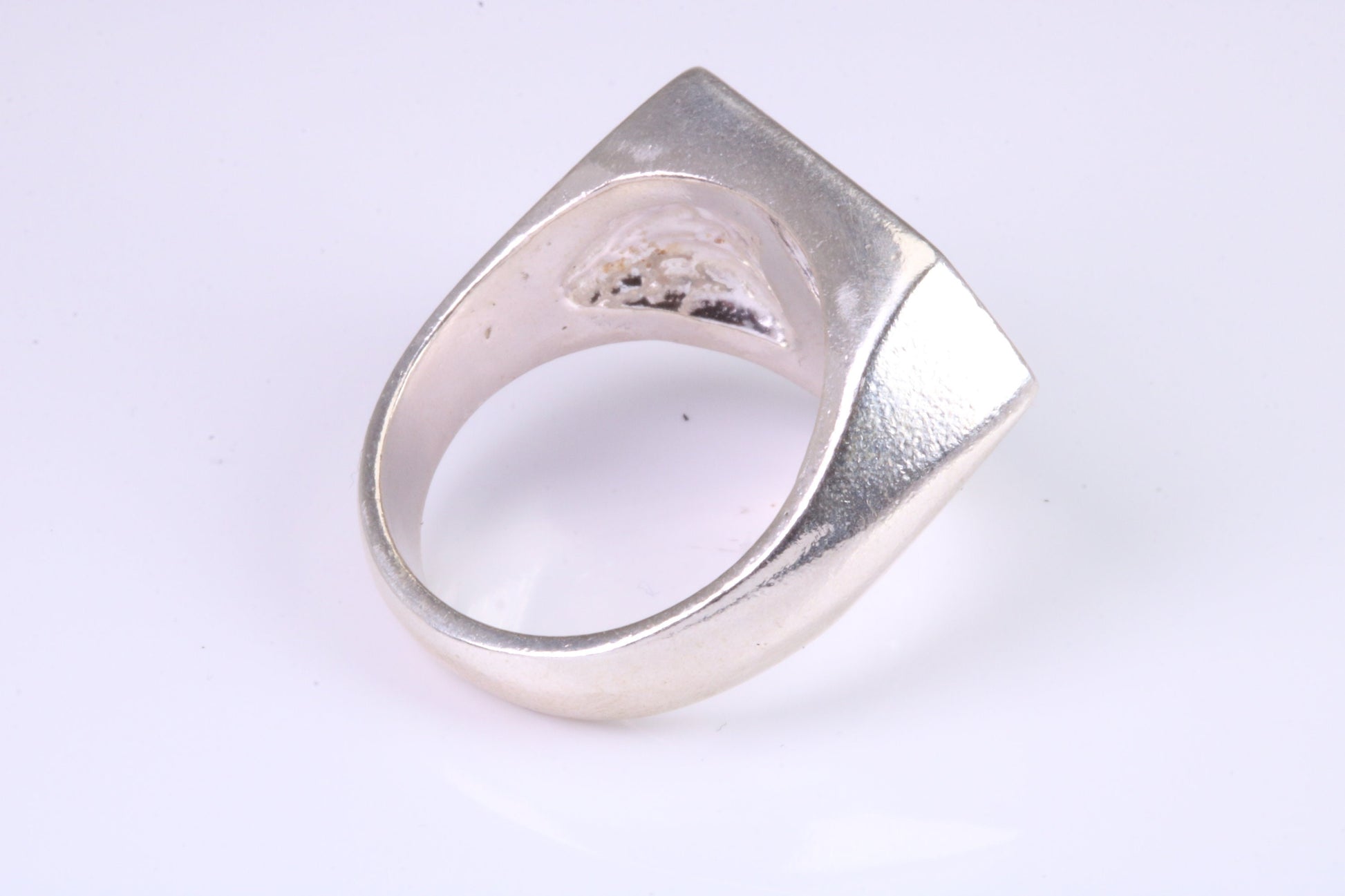 Large heavy and chunky Film Character ring, made from solid cast silver, British Hallmarked