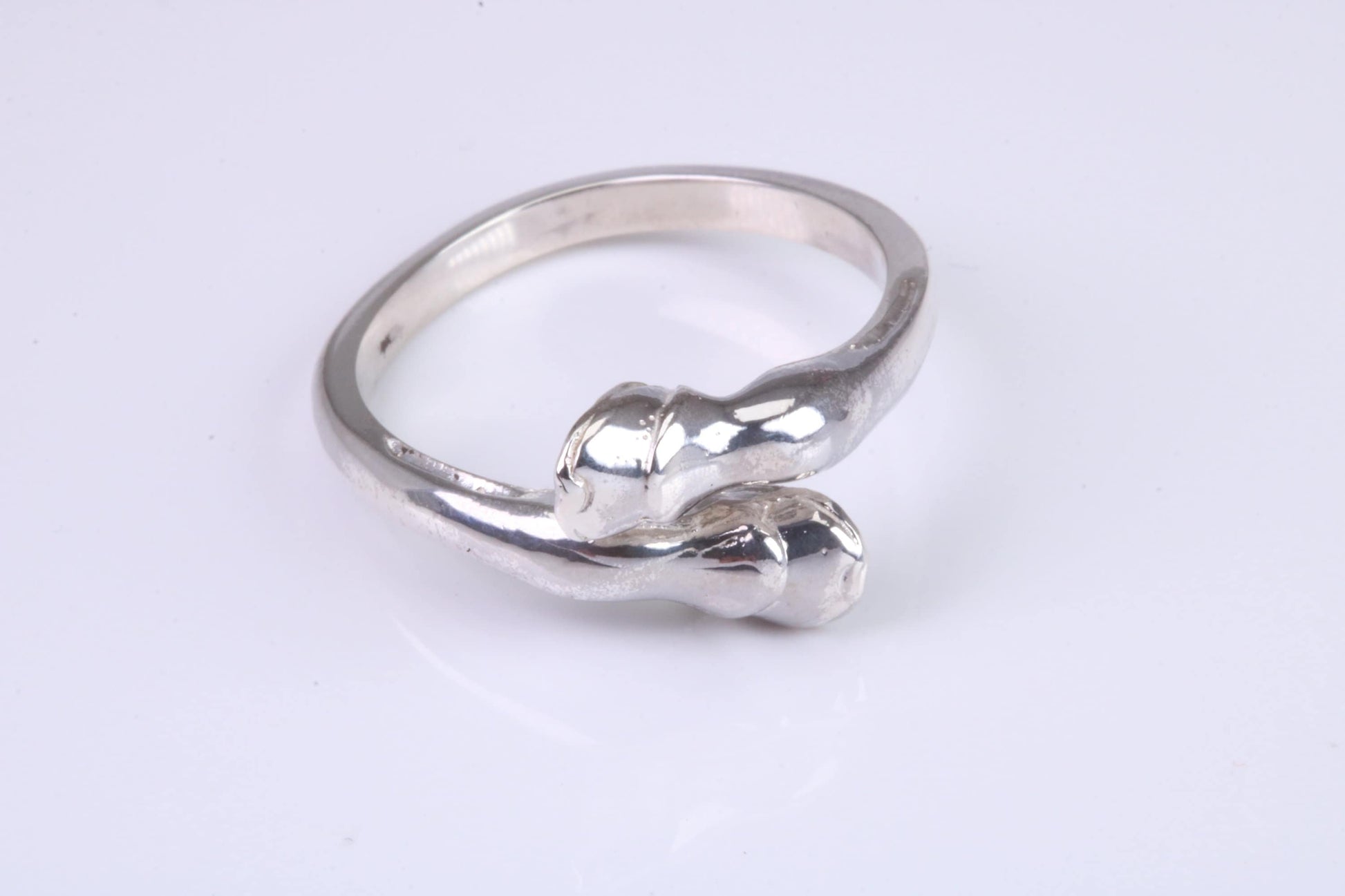 Horse Hoof Ring, made from solid cast silver