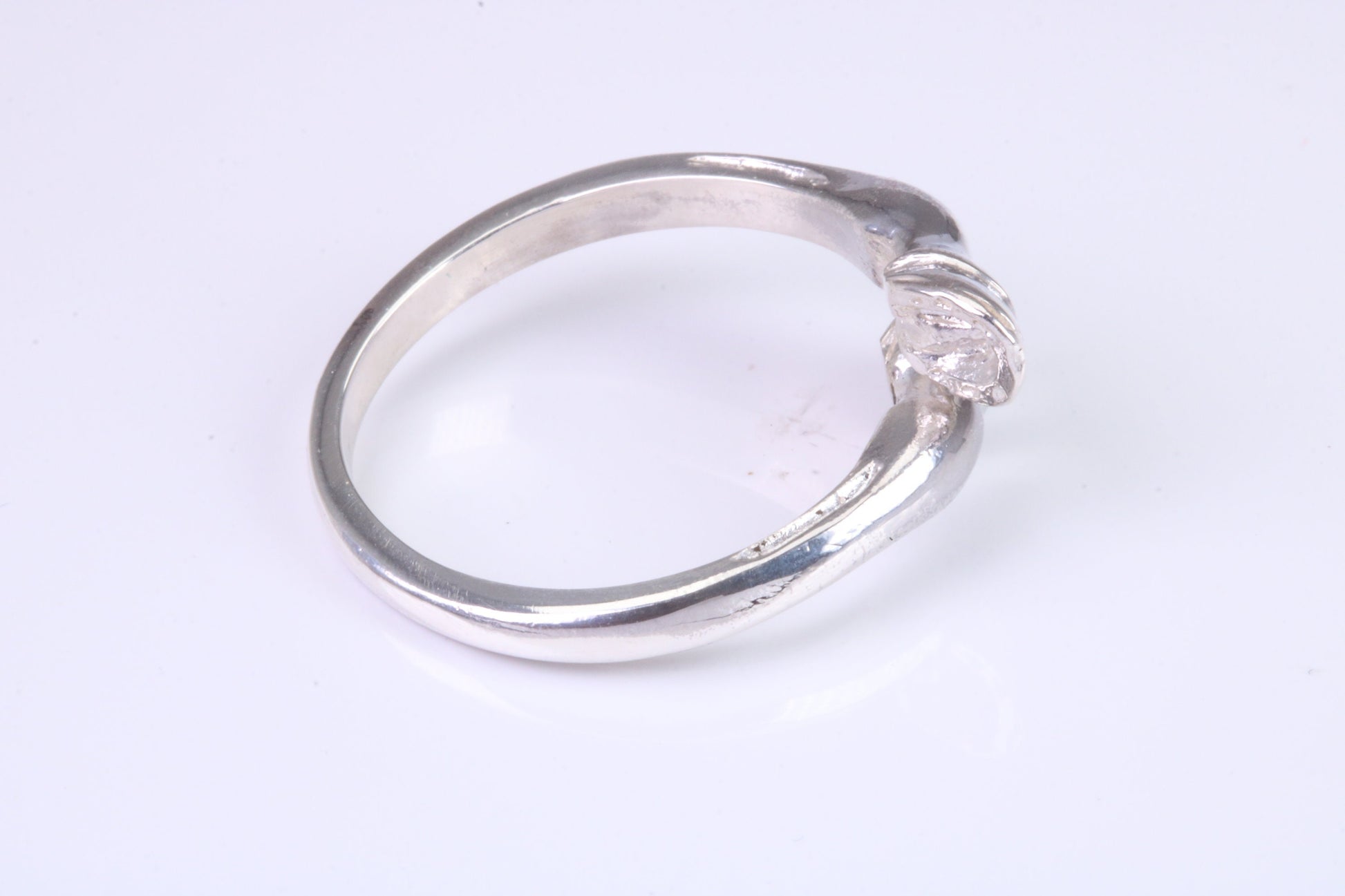 Horse Hoof Ring, made from solid cast silver