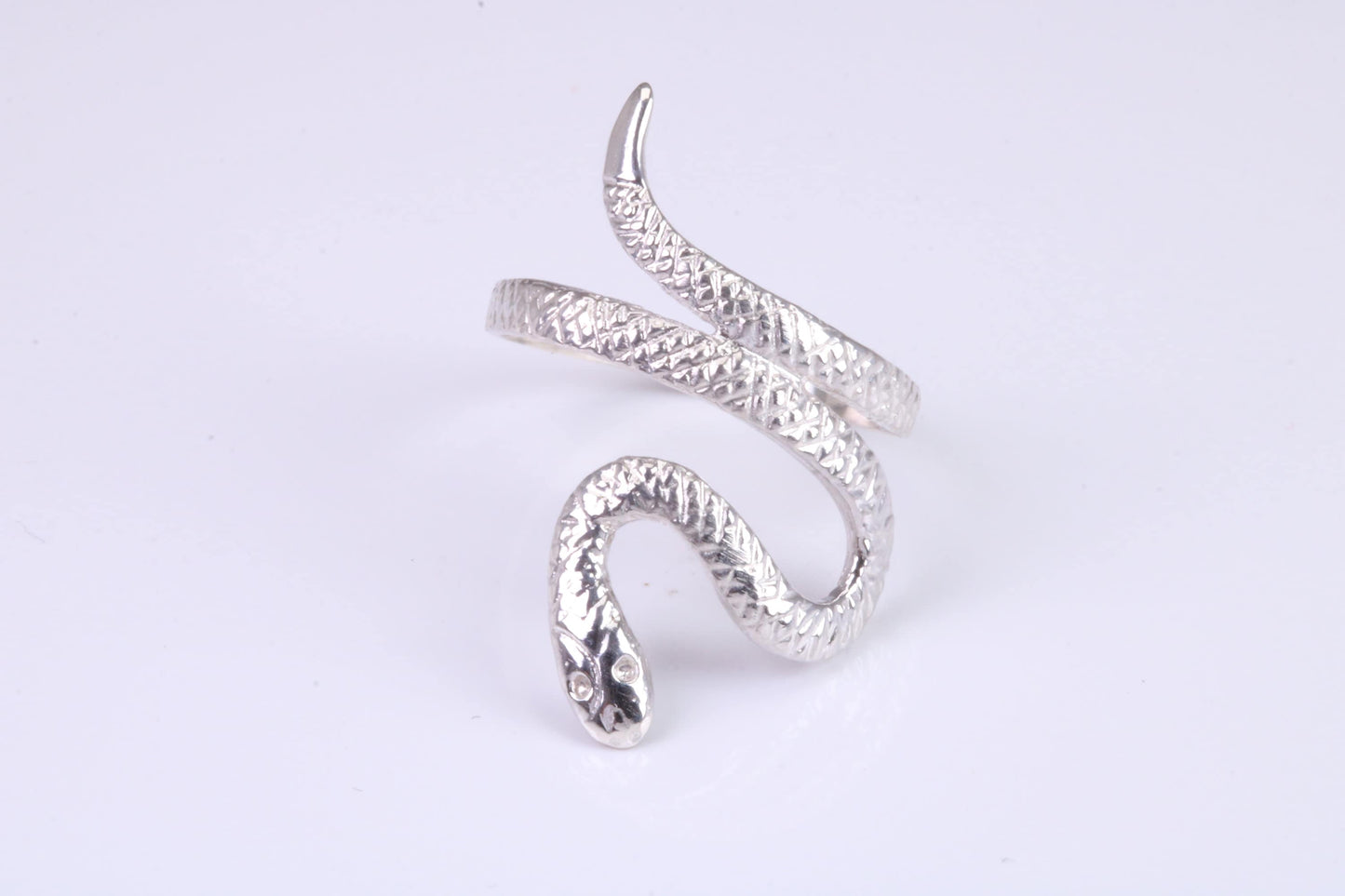 Snake Ring, made from solid cast silver