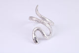 Snake Ring, made from solid cast silver