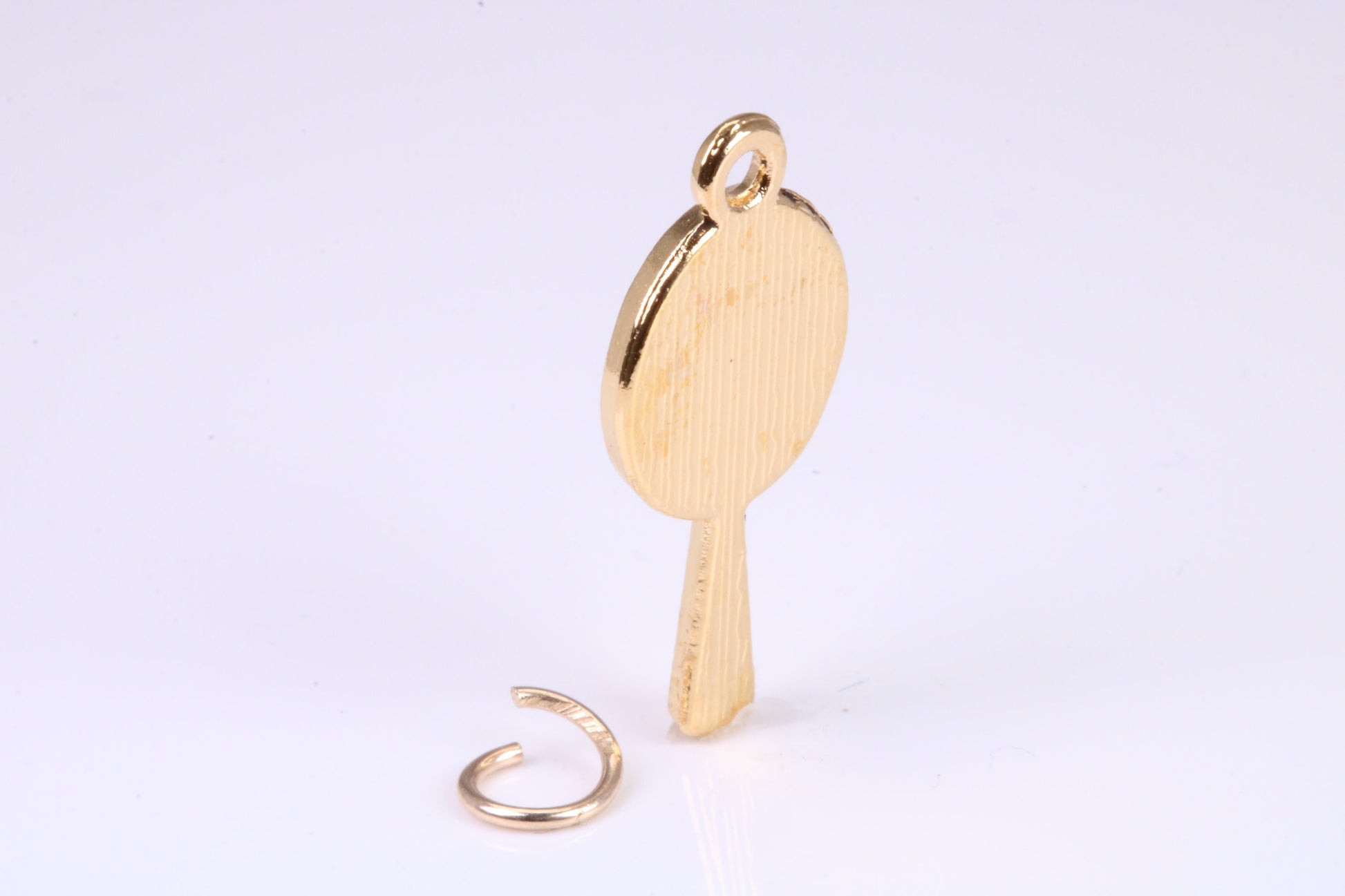 Spiral of Life Charm, Traditional Charm, Made from Solid Yellow Gold, British Hallmarked, Complete with Attachment Link