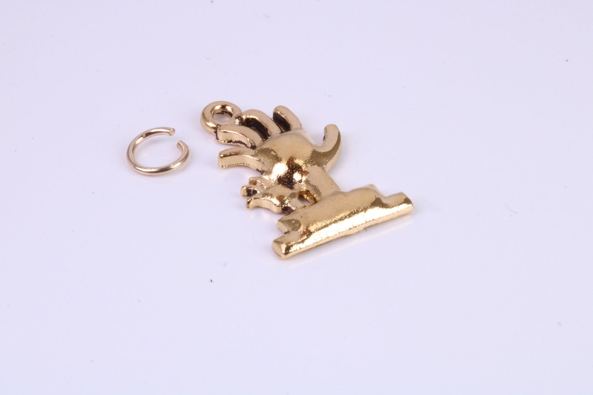 Cactus Tree Charm, Traditional Charm, Made from Solid Cast Yellow Gold, British Hallmarked