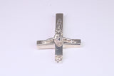 43 mm Long, Heavy Sterling Silver Crucifix, Made From Solid Cast Silver, British Hallmarked