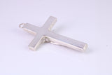 43 mm Long, Heavy Sterling Silver Crucifix, Made From Solid Cast Silver, British Hallmarked