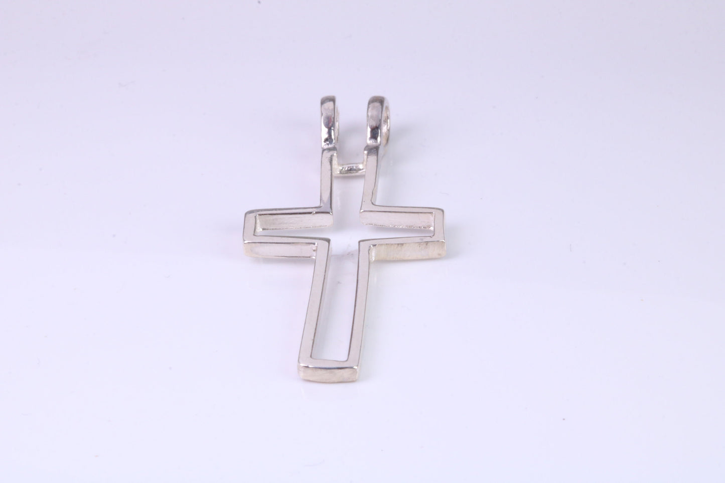 42 mm Long, Open Cross, Made From Solid Cast Silver