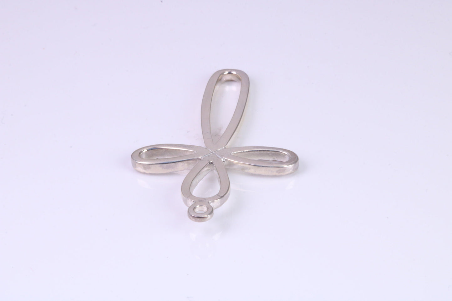 40 mm Long, Open Cross, Made From Solid Cast Silver