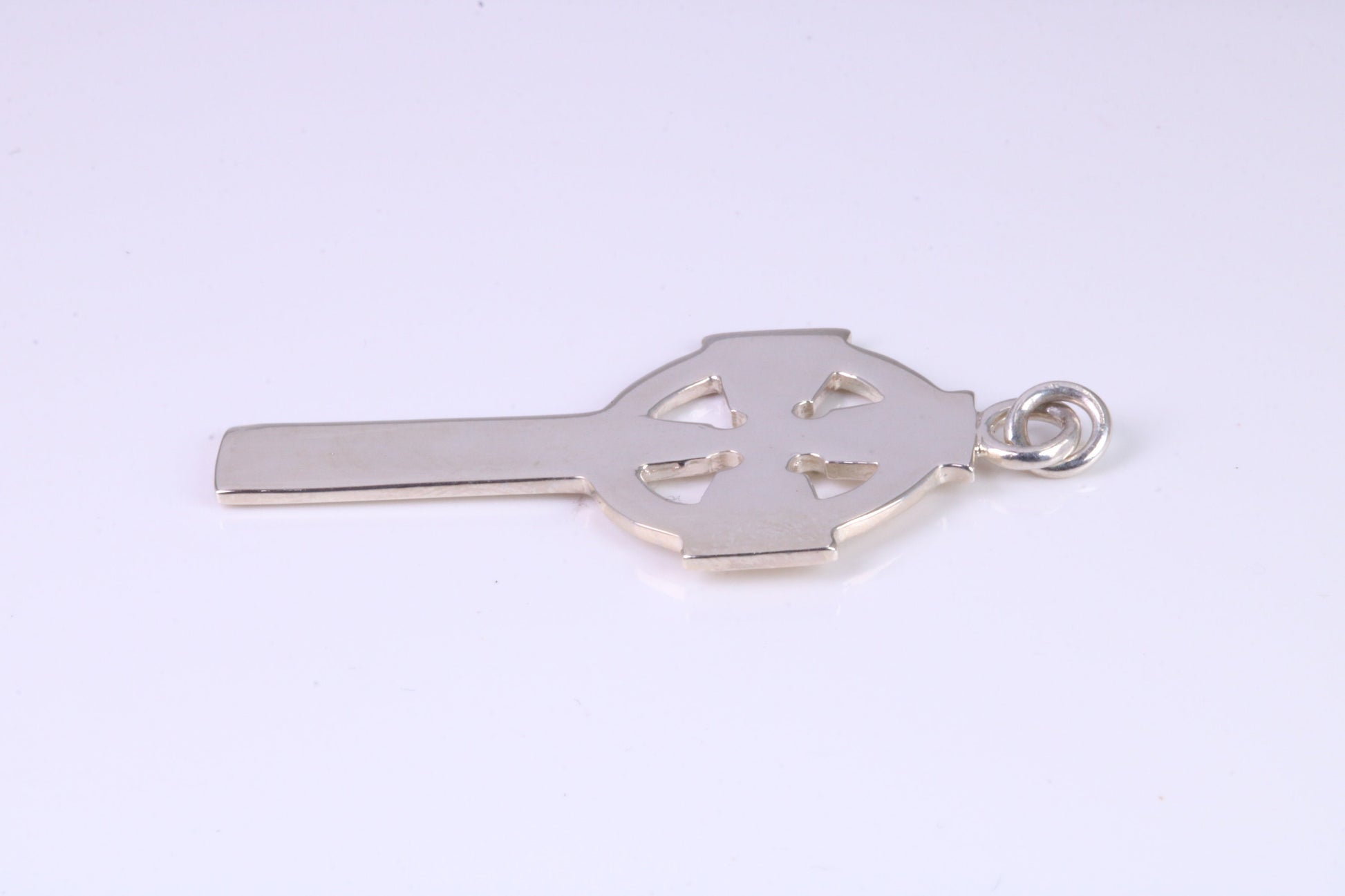 Large 42 mm Long Celtic Cross, Made From Solid Cast Silver