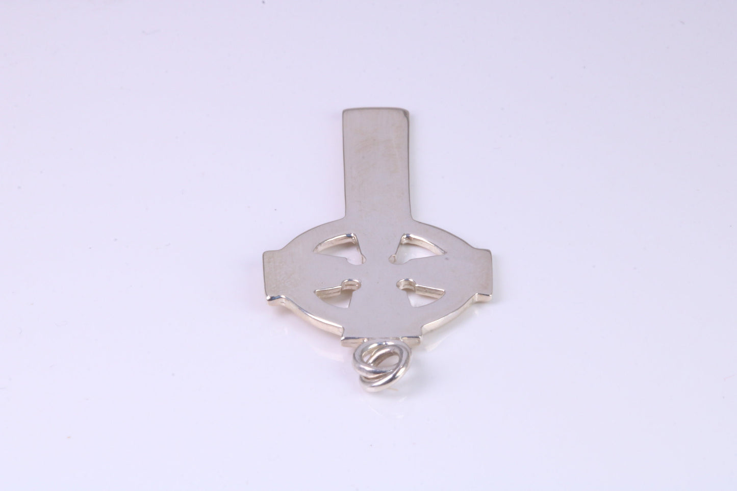 Large 42 mm Long Celtic Cross, Made From Solid Cast Silver