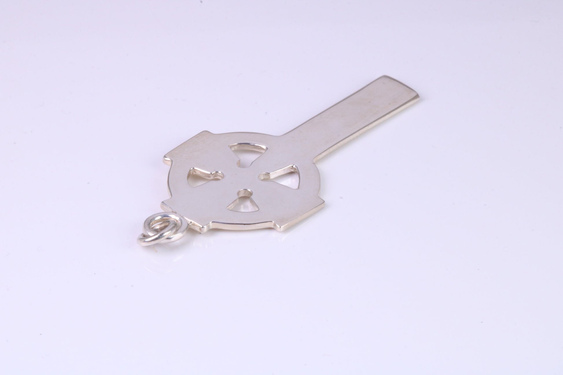 Large 42 mm Long Celtic Cross, Made From Solid Cast Silver