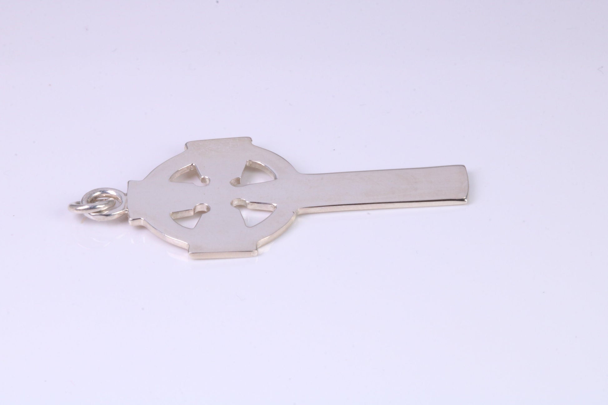 Large 42 mm Long Celtic Cross, Made From Solid Cast Silver