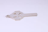 Large 42 mm Long Celtic Cross, Made From Solid Cast Silver