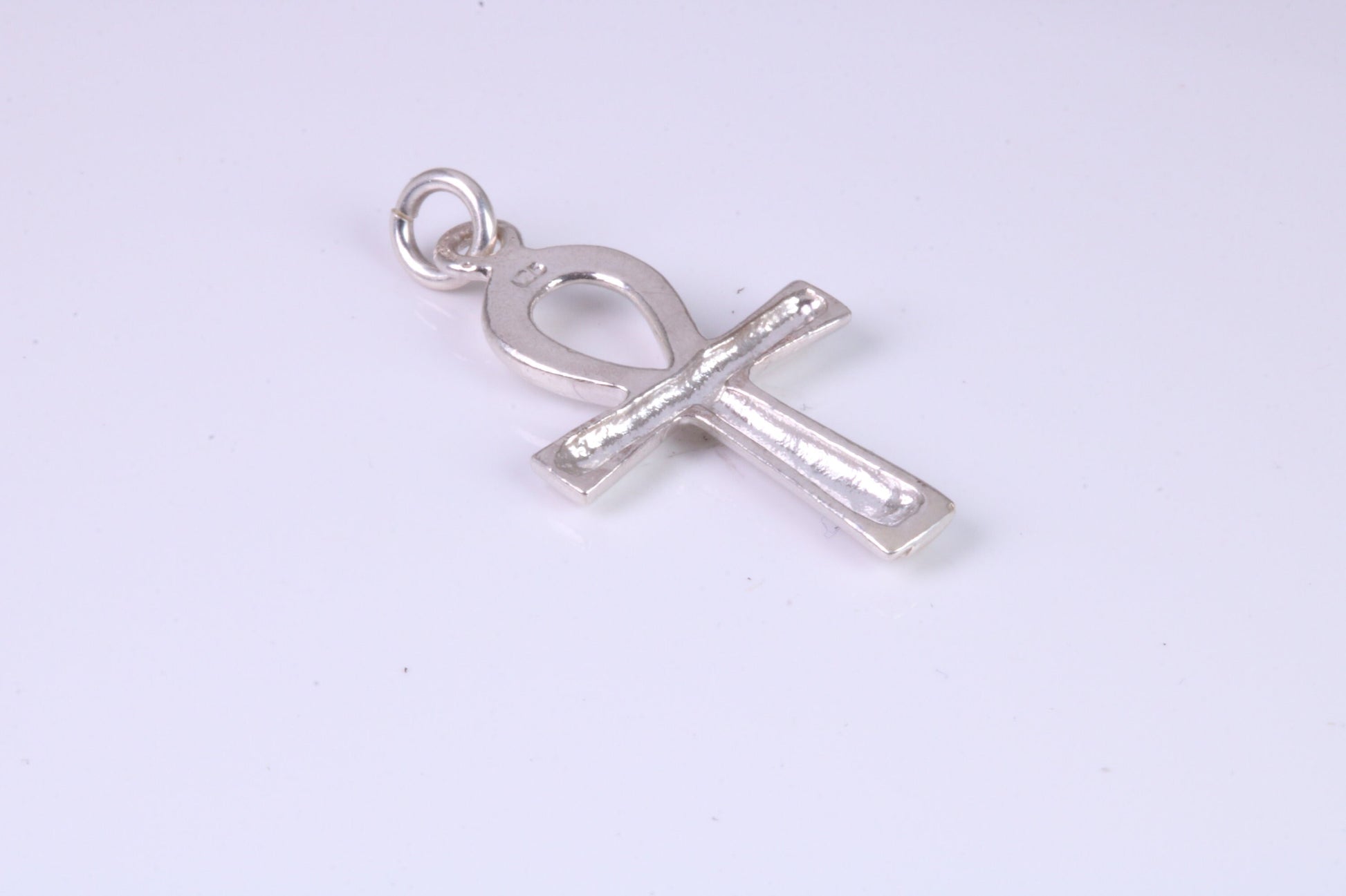 Small 27 mm Long Ankh Cross, Made From Solid Cast Silver