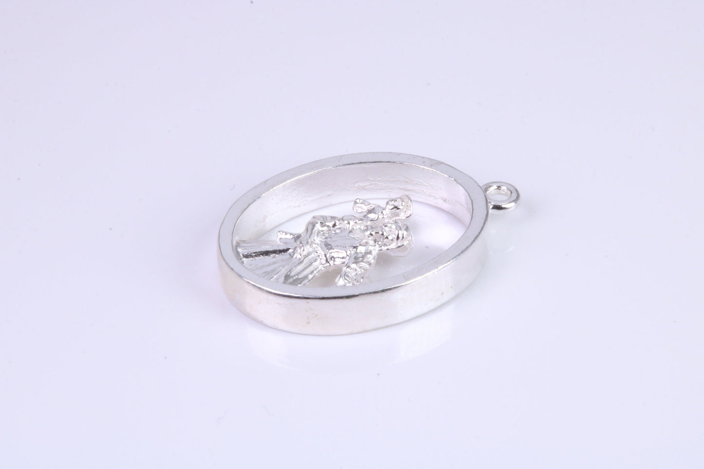 Oval Christopher, Chunky and Made From Solid Cast Silver