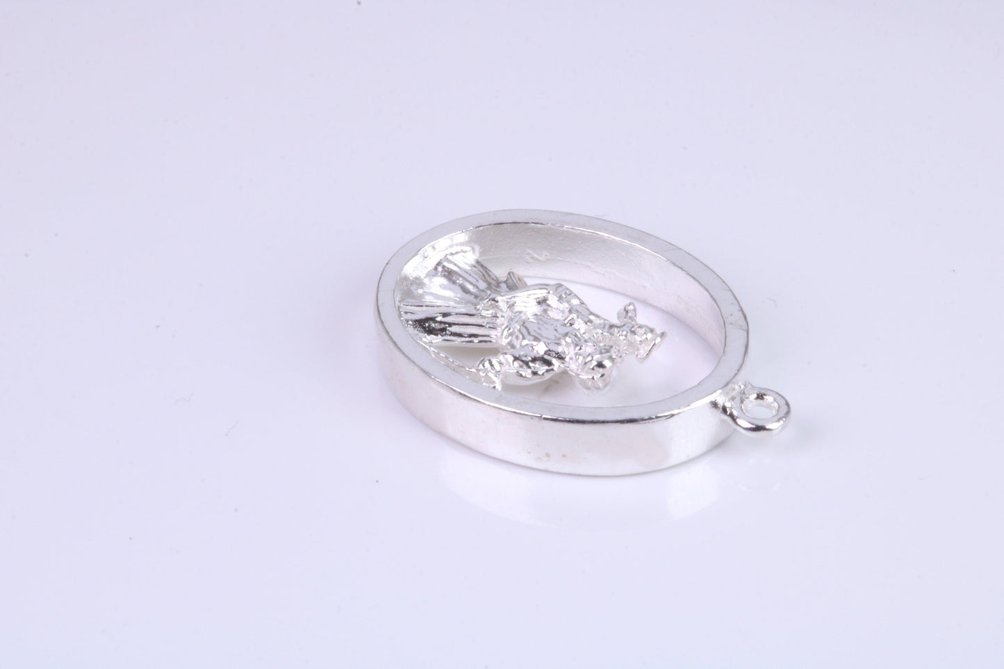 Oval Christopher, Chunky and Made From Solid Cast Silver