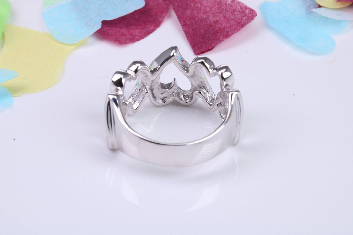 Love Hearts Very Dressy Ring, Made From Solid Sterling Silver