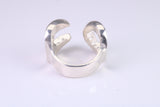 Very large and very very heavy Spanner ring, made from solid cast silver, British hallmarked