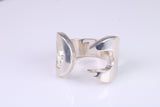 Very large and very very heavy Spanner ring, made from solid cast silver, British hallmarked